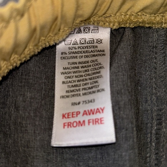 Kids Tommy Bahama Active Boys Shorts Gray Size M 7/8 - Picture 7 of 8